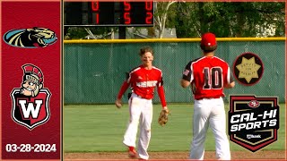 OFFICIAL HIGHLIGHTS  Christopher at Westmont Baseball [upl. by Aniretak]