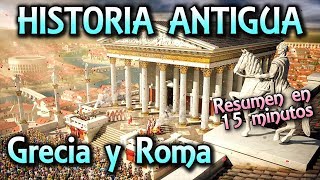 Resumen HISTORIA ANTIGUA  Grecia y Roma Documental [upl. by Aivart]