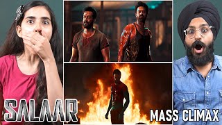 SALAAR MASS CLIMAX FIGHT SCENE REACTION  PRABHAS  PARBRAHM SINGH [upl. by Eneroc]