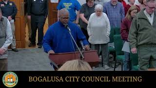 Bogalusa City Council Meeting 1182024 and Special Meeting [upl. by Narej]