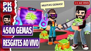 PK XD AGORA 4500 GEMAS GRÁTIS TOTAIS AO VIVO EM LIVE CÓDIGO com o BRUNOTS [upl. by Airom562]