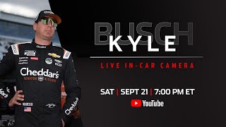 Kyle Buschs Bristol Night Race incar camera presented by Sunoco [upl. by Aitnic889]