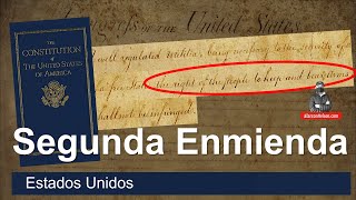 ¿Qué es la segunda enmienda en la Constitución de Estados Unidos y por qué es tan controversial 🇺🇸 [upl. by Ahsiatal235]