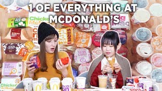 Eating EVERYTHING On The McDonalds Japan Menu [upl. by Clarkin]