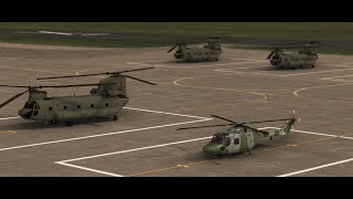 MSFS Project ah7  Approach into Miltech RAF Odiham [upl. by Tadich856]