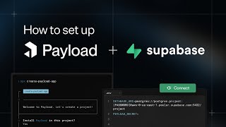 How to set up Payload with Supabase [upl. by Siloa]