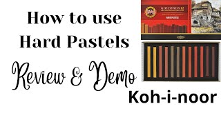 Highly Requested Review KohiNoor Hard Pastels  How to Use Them amp Demonstration coloringtips [upl. by Llechtim]