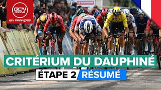 Critérium Du Dauphiné 2023 Résumé  Etape 2 [upl. by Ycrem]