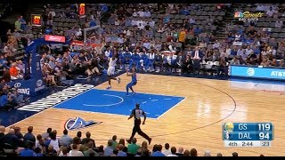 Warriors Rookie Jordan Bell Throws Himself an Alley Oop Off the Backboard in His 4th NBA Game [upl. by Allana900]