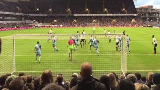 Spurs v Wycombe Wanderers FA Cup 4th Round  fan highlights [upl. by Sokem]