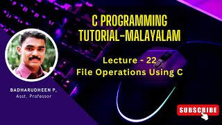 22  File Operations Using C [upl. by Daraj828]