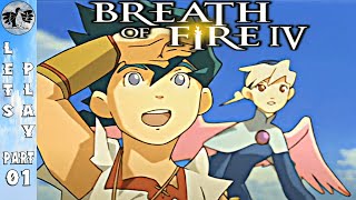 Lets Play Breath of Fire 4 Part 1 PS1 Dragon God Awakens Blind [upl. by Melonie]