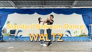 BASIC STANDARD BALLROOM DANCE WALTZ [upl. by Joacimah]