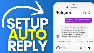 How to Set up Auto Reply on Instagram DM [upl. by Akeihsat620]