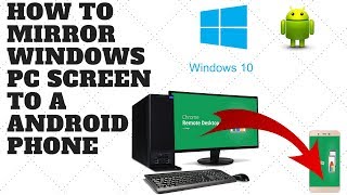 How To Mirror Windows PC Screen to a Android Phone [upl. by Atiuqcaj872]