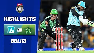 Brisbane Heat v Melbourne Stars  BBL13 [upl. by Nosned963]