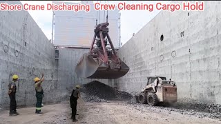 Cleaning Cargo Hold Crew onboard Cleaning [upl. by Samala]