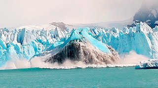 5 MOST Incredible Glacier Calving Videos [upl. by Sigismondo313]