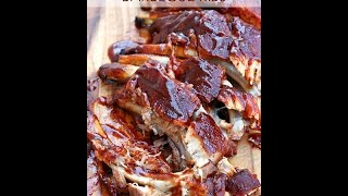 Amazing Slow Cooker Barbecue Ribs [upl. by Rodavlas]