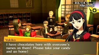 HD PS Vita Persona 4 Golden  Valentines Day [upl. by Jarus]