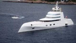 Megayacht quotAquot SIGMA SF99 of Andrei Igorewitsch Melnitschenko in Mallorca 2008 [upl. by Einberger287]