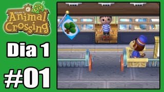 Animal Crossing New Leaf  Dia 1  Episódio 1  Sou o prefeito [upl. by Nosyd]