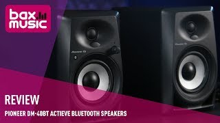 Pioneer DM40BT actieve desktop Bluetoothmonitoren set Review  Bax Music [upl. by Hutton]