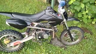 Pitbike 110 zo starým motorom [upl. by Attiuqal]