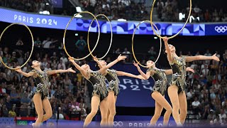 Paris Olympics China becomes first nonEuropean country to win rhythmic gymnastics gold [upl. by Lebatsirc878]