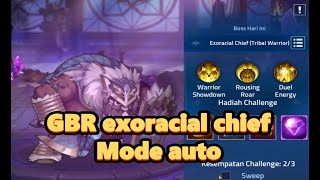 Guild boss Exoracial Chief mode elit dengan mode auto  Mobile legends adventure [upl. by Uriisa456]