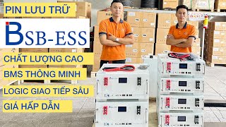 Chi tiết pin lưu trữ BSBESS Premium cao cấp cho năng lượng mặt trời BigBang Solar [upl. by Aierbma249]