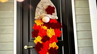 Autumn leaves gnome crochet gnomes [upl. by Nilrev346]