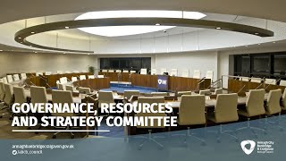 Governance Resources and Strategy Committee on Wednesday the 4th of September 2024 at 630pm [upl. by Acinorej]