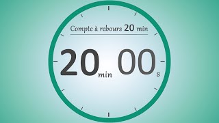 Compte à rebours 20 minutes ⏱️  Timer 20 min [upl. by Ber]