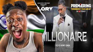 MILLIONAIRE SONG Full Video ‪YoYoHoneySingh‬  GLORY  BHUSHAN KUMAR 🇮🇳💵 REACTION [upl. by Dunton]