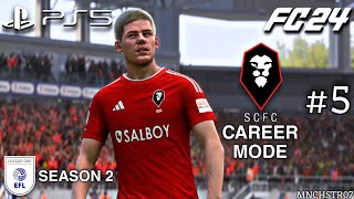 Salford City Career Mode Season 2 EFL League One Episode 5  Realistic Graphic Gameplay  FC24  PS5 [upl. by Ailed]