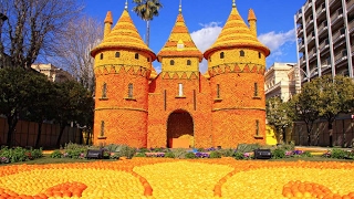 Amazing Lemon Festival Fête du Citron Côte dAzure [upl. by Curley127]