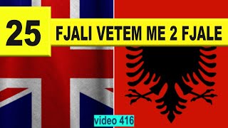 25 Fjali vetem me dy fjale I Anglisht shqip perkthim I video 416 [upl. by Ferdinand]