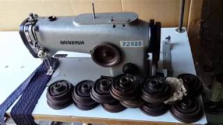 ЗИГЗАГ MinervaМинерва 72520101 класс Копиры Швейная машина Sewing machine [upl. by Eisnyl546]