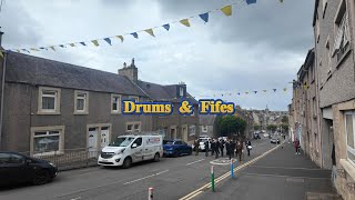 Hawick Common Riding 2024  Drums amp Fifes [upl. by Atinomar684]