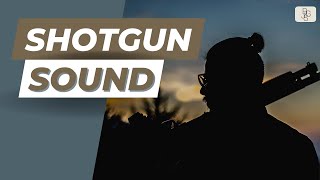 Realistic Gunfire  Authentic Shotgun Sound Effect [upl. by Ettennej445]