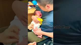 Cutebaby 💕 Baby injection push vedio 😨 baby foryou injection shorts cute [upl. by Arracat]