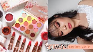 COLOURPOP SPRING COLLECTION 2019 ⋆ 3 Looks Review  Comparisons [upl. by Trellas]