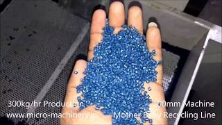 Plastic Granules Making Machine GRANULEX 100D [upl. by Nwatna]