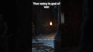 Grand entry if Thor in God of war Ragnarök [upl. by Selrahcnhoj397]