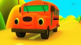 Wheels on the bus  Nursery rhymes with lyrics  Popular nursery rhymes [upl. by Reginnej632]