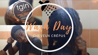 WASH DAY POUR CHEVEUX CREPUS  RECETTE AUX POUDRES INDIENNES [upl. by Kathrine317]