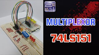 Multiplexor 74LS151  Simulación en MULTISIM [upl. by Catherine]