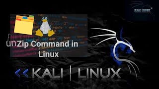 unzip commandhow to unzip a zip file in Kali Linux  learn Linux basics for ethical hacking [upl. by Samuelson]