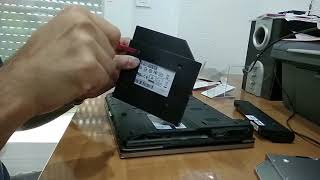 Instalación de un disco SSD en la ranura del DVD de un portátil [upl. by Ferdinanda807]